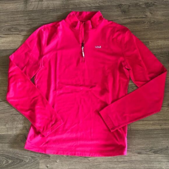 𝅺LOLE 1/4 zip athletic pullover size S - Picture 1 of 9
